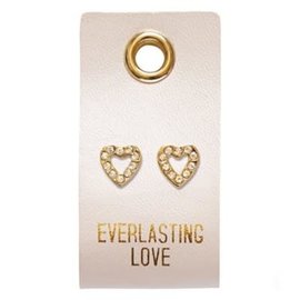 Stud Earrings - Everlasting Love, Heart