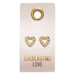 Earrings - Heart Studs, Everlasting Love