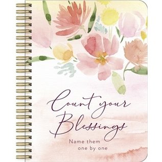Notebook - Count Your Blessings,  Medium, Wirebound