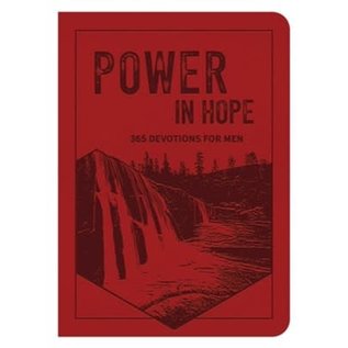 Power in Hope: 365 Devotions for Men, Red Imitation Leather