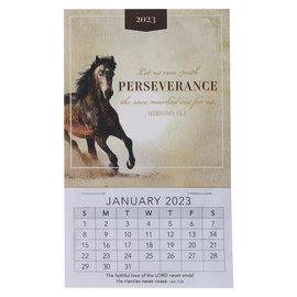 2023 Mini Magnetic Calendar - Run With Perseverance