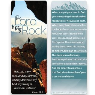 Bookmark - The Lord is My Rock