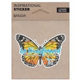 Sticker - Be Transformed, Butterfly