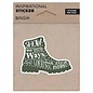 DISCONTINUED Sticker - Show Me Your Ways, Boot