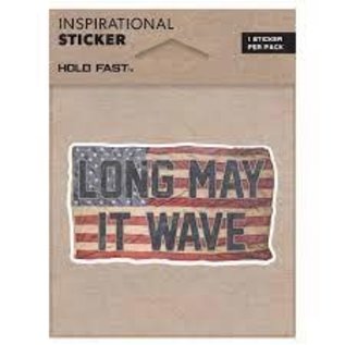 Sticker - Long May It Wave, American Flag