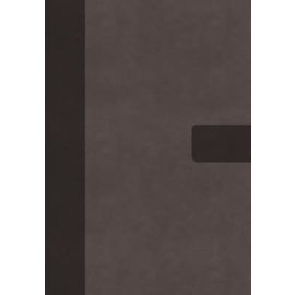 NIV Super Giant Print Reference Bible, Gray Leathersoft, Indexed