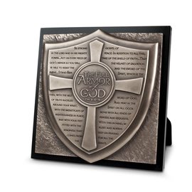 Tabletop Plaque - Full Armor of God, 8.75"
