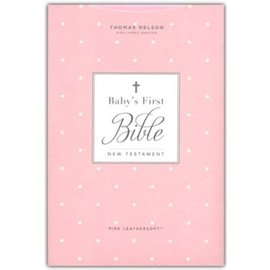 KJV Baby's First New Testament Bible, Pink Leathersoft