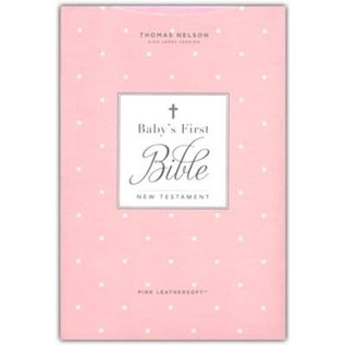 KJV Baby's First New Testament Bible, Pink Leathersoft