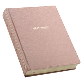 KJV Large Print Notetaking Bible, Pink Hardcover