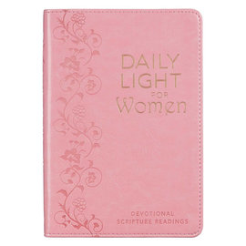 Daily Light for Women: Devotional Scripture Readings, Pink Faux Leather