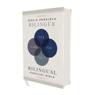Biblia Paralela Bilingue NVI, NIV NBLA, NASB (Bilingual Parallel Bible), Hardcover