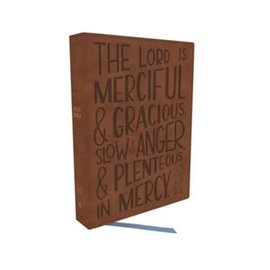 KJV Journal Edition Reference Bible, Brown Verse Art Leathersoft