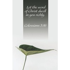 Bulletin - Let the Word (Pack of 100)