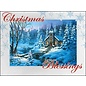 Boxed Christmas Cards - Christmas Blessings, Snowy Church