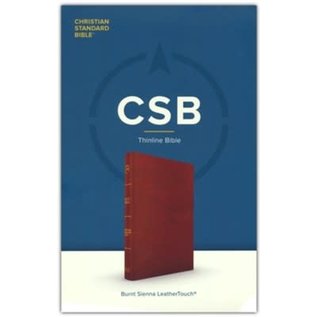 CSB Thinline Bible, Burnt Sienna LeatherTouch