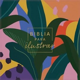 RVR1960 Biblia Para Ilustrar, Floral Símil Piel