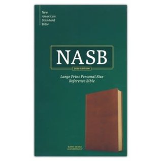 NASB Large Print Personal Size Reference Bible, Burnt Sienna LeatherTouch