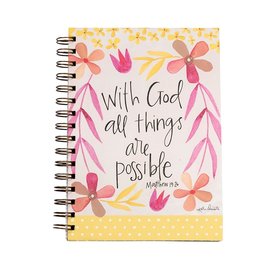 Journal - With God Nothing is Impossible,  Wirebound