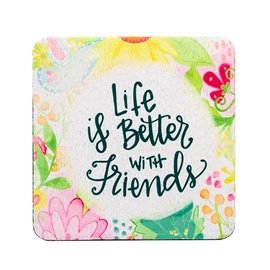 Coaster Set - Life is Better with Friends