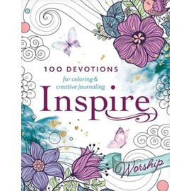 Inspire Worship: 100 Devotions for Coloring & Creative Journaling