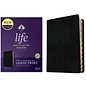 NKJV Large Print Life Application Study Bible 3, Black Bonded Leather, Indexed