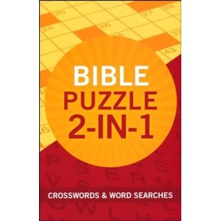 Bible Puzzle 2-in-1: Crosswords and Word Searches