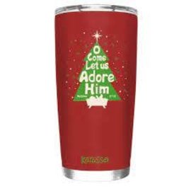 Stainless Steel Tumbler - O Come Let Us Adore Him