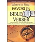 Where to Find Favorite Bible Verses Pamphlet