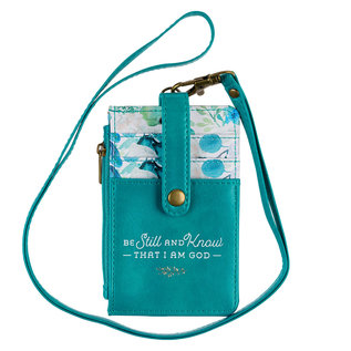 ID Card Holder - Be Still and Know, with Lanyard