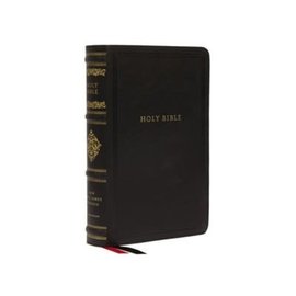 NKJV Wide-Margin Sovereign Collection Reference Bible, Black LeatherLook