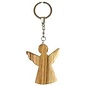 Keychain - Guardian Angel, Olive Wood