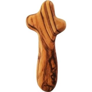 Handheld Olive Wood Comfort Holding Cross
