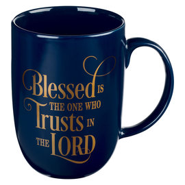 Mug - Blessed is the One, Navy