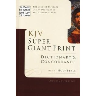 KJV Super Giant Print Dictionary & Concordance, Hardcover