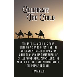 Bulletin - Celebrate The Child (Isaiah 9:6) (Pack Of 100)