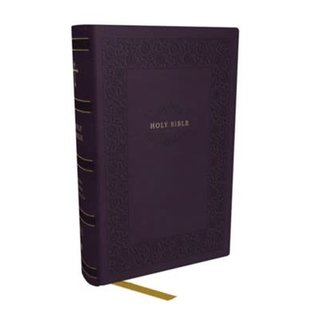 KJV Compact Reference Bible, Purple Leathersoft
