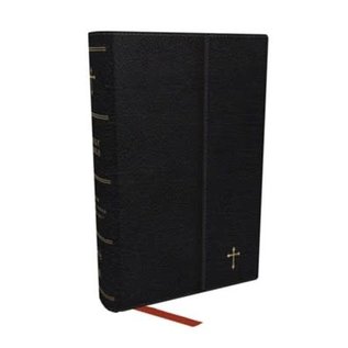 NKJV Compact Paragraph-Style Reference Bible, Black LeatherFlex