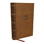 NKJV Compact Paragraph-Style Reference Bible, Brown LeatherLook