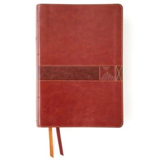 NIV Student Bible, Brown Leathersoft, Indexed
