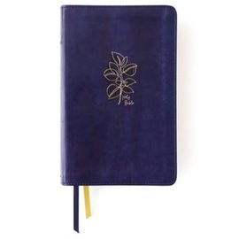 NIV Women's Devotional Bible, Navy Leathersoft