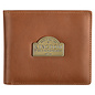 Men's Leather Wallet - Seek First the Kingdom, Saddle Tan Genuine Leather