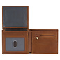 Men's Leather Wallet - Seek First the Kingdom, Saddle Tan Genuine Leather