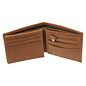 Men's Leather Wallet - Seek First the Kingdom, Saddle Tan Genuine Leather