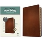 NLT Thinline Reference Bible, Brown Genuine Leather, Indexed (Filament)