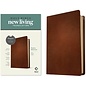 NLT Thinline Reference Bible, Brown Genuine Leather (Filament)