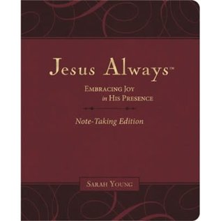 Jesus Always Note-Taking Edition: Embracing Joy in His Presence (Sarah Young), Burgundy Imitation Leather