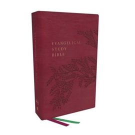 NKJV Evangelical Study Bible, Rose Leathersoft, Indexed