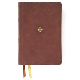 NKJV Large Print Thompson Chain-Reference Bible, Brown Leathersoft