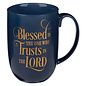 Mug - Blessed is the One, Navy